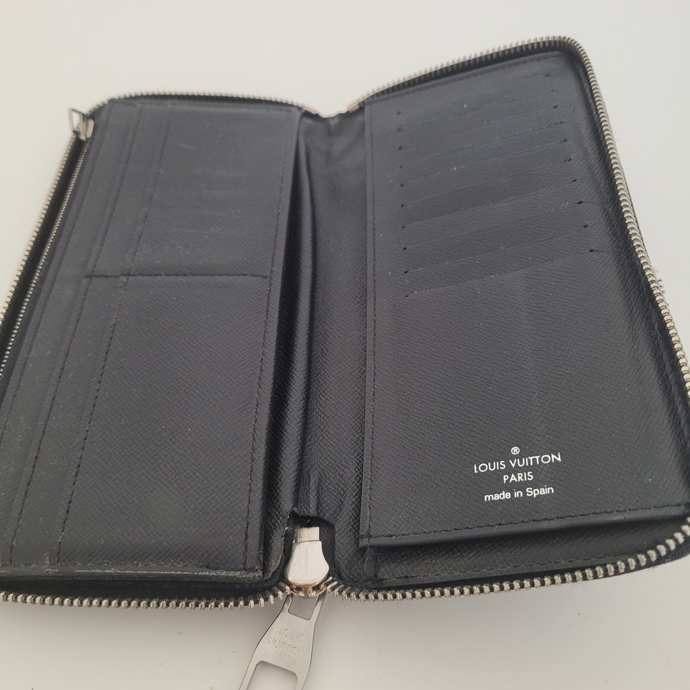 Louis Vuitton Zippy Organizer Damier Graphite Canvas Wallet GI4108 AS IS - Picture 3 of 15